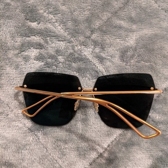 Christian Dior Metallic Square Sunglasses